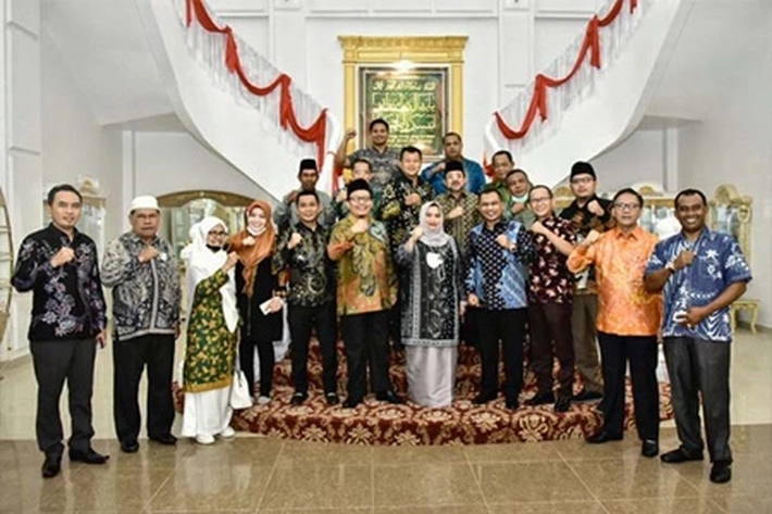 Bupati dan Wakil Bupati Bengkalis Silaturahmi dengan Pimpinan DPRD