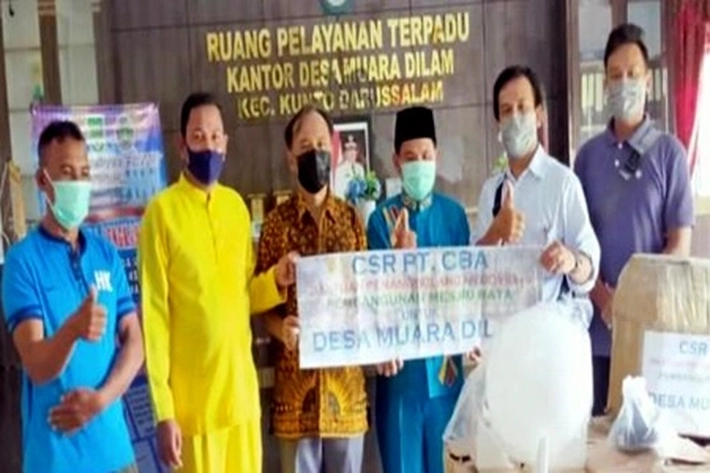 PT. Citra Bumi Agro Salurkan Bantuan CSR Lampu Hias dan Masker