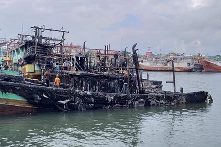 Kapal Asing Curi Ikan di Perairan Rohil Ditangkap