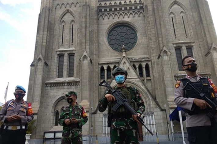  150 Personil Aparat Gabungan Amankan Katedral Jakarta