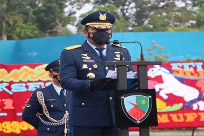 Danlanud Roesmin Nurjadin Sampaikan Pesan Kasau Ajak Anggota TNI AU Lakukan Transformasi