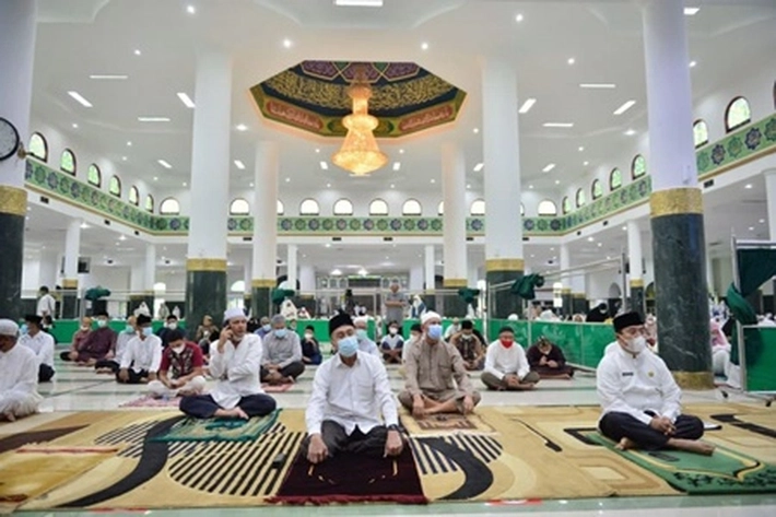 Gubri Hadiri Tabligh Akbar Ramadan di Masjid Raya An-Nur