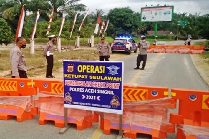 Puluhan Kenderaan Bermotor Putar Balik di Perbatasan Aceh-Sumut