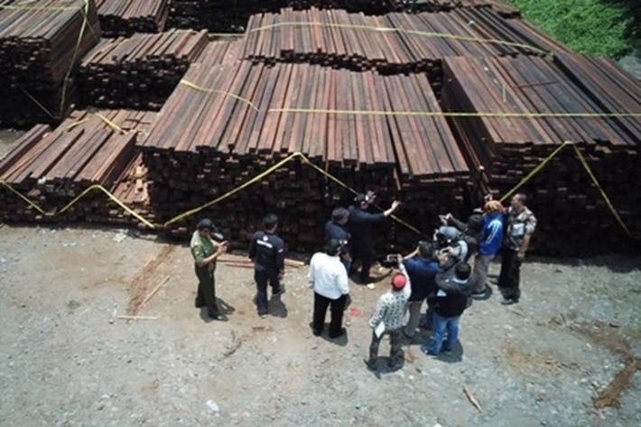KLHK Serahkan Tersangka Kasus Kayu Merbau Aru Ilegal ke Persidangan
