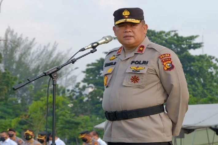 Wakapolda Riau Brigjen Pol Tabana Bangun Beri Arahan Personel Turunkan Angka Penularan Corona