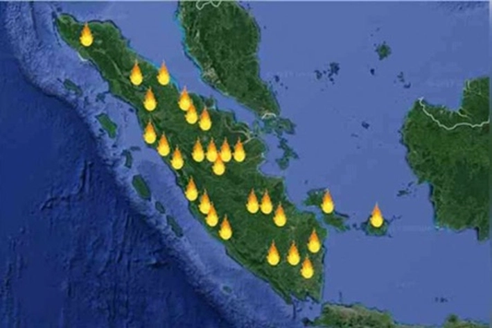 BMKG Melihat 47 Hotspot Terpantau di Sumatera