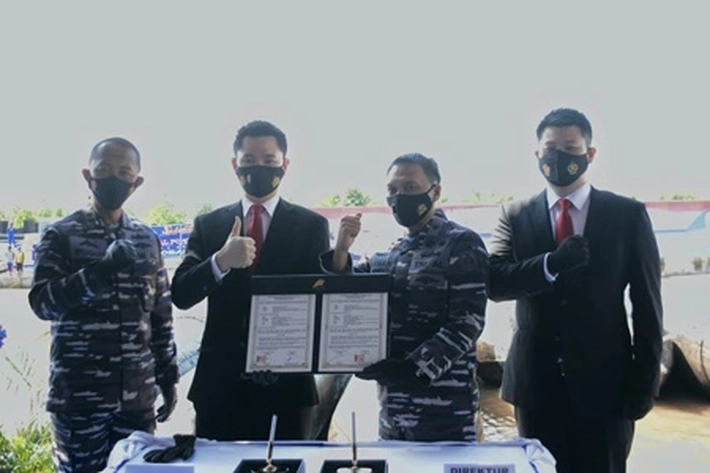 Danlantamal IV Hadiri Acara Launcing 1 Unit Kapal Patroli Cepat