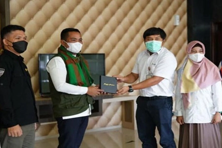 Bupati Zukri Misran Menerima Kunjungan Field Manager PT Pertamina EP Lirik dan Kampar