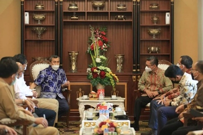 Gubernur Syamsuar Terima 'Silaturahmi' Direktur PT Pertamina Hulu Rokan