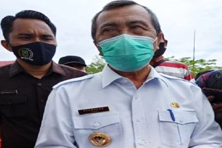 Gubernur Syamsuar Tak Bosan-bosannya Himbau Warga Patuhi Prokes