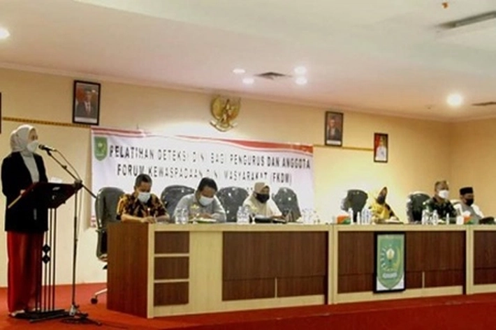 Pelatihan Deteksi Dini FKDM di Hadiri Bupati Rezita Meylani
