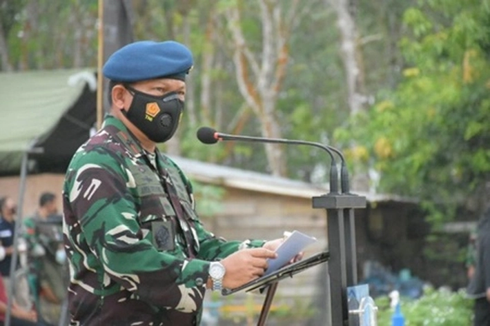 Komandan Lanud TNI AU Marsma Andi Kustoro Buka Bakti Sosial Ke 74