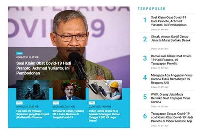 Kontroversi 'Obat Covid' Diklaim Bisa Menyembuhkan, Tapi Belum Terbukti