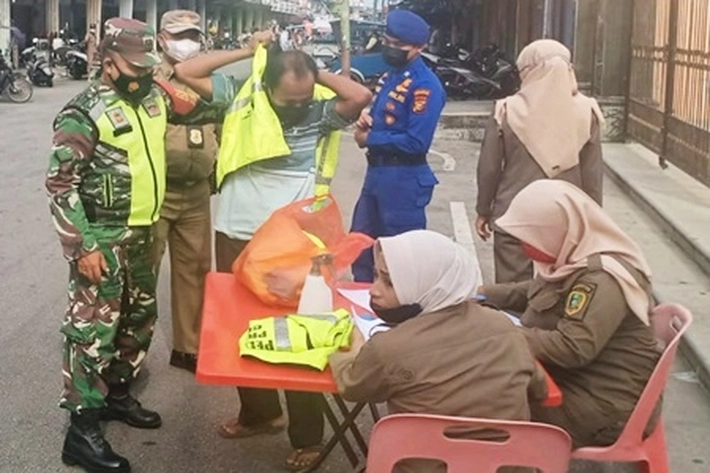 Tim Gabungan Satgas Covid-19 Meranti Tetap Gigih Sosialisasi Prokes