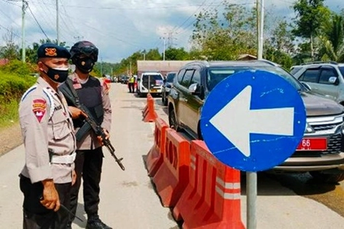 Teknis Penyekatan 5 Titik Perbatasan Riau Selama PPKM