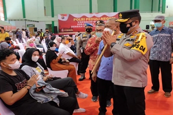 Polda Gandeng UMRI Pacu Percepatan Herd Immunity Dilingkungan Kampus