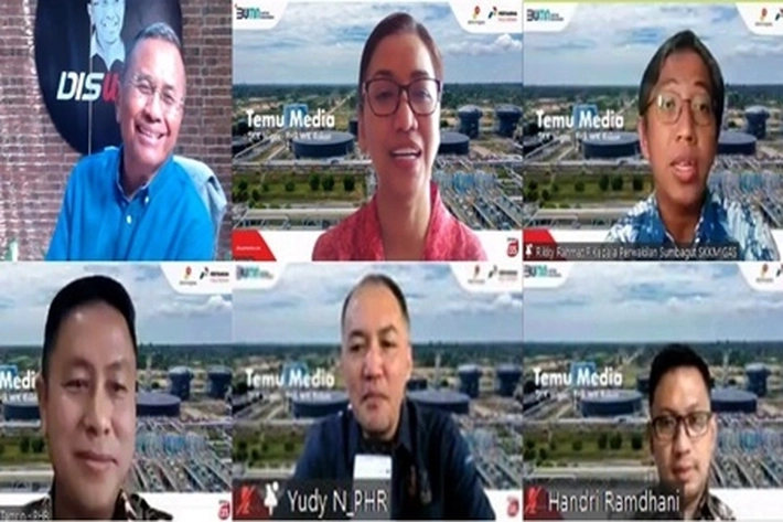 SKK Migas–PHR WK Rokan Temu Media Secara Virtual