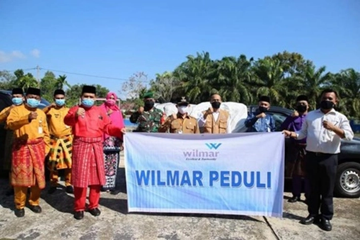 Wilmar Group Dumai Bantu 1.200 Paket Sembako, Sebagai Bentuk 'Kepedulian Warga Terdampak Covid-19'
