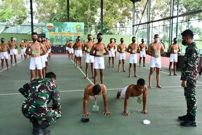 Korem 033/WP Seleksi Calon Tamtama Prajurit Karier TNI AD Gelombang II