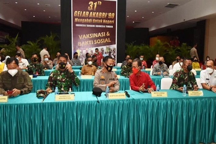 Akabri 90 Kepulauan Riau Gencarkan Vaksinasi dan Bakti Sosial