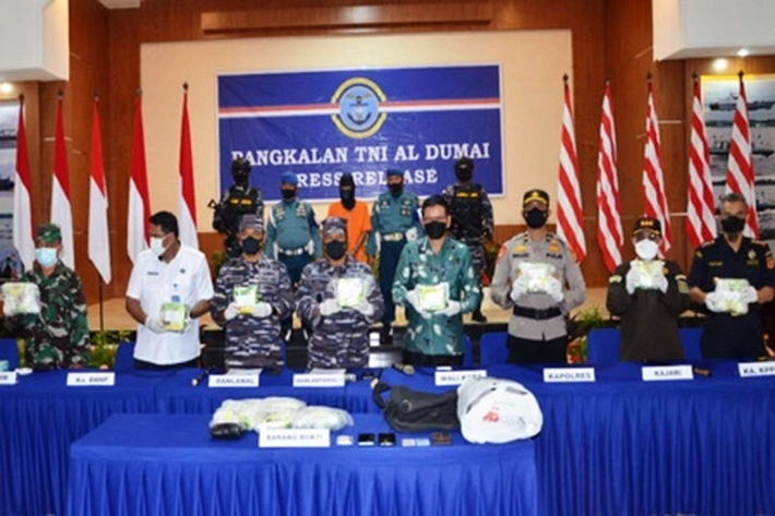 Jaringan Sabu Internasional Berhasil Diungkap Satgas Intelmar Koarmada I 