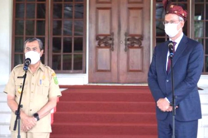 Dubes Uni Eropa Mengunjungi Gubri, 'Membahas Kerjasama Perdagangan'