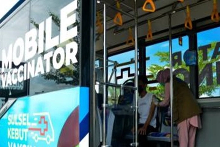 Bus Vaksinasi Keliling Masih Dioperasikan, Untuk 'Membantu Masyarakat yang Mau di Suntik'