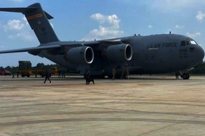 Mengenal Pesawat Jumbo Militer AS C-17 yang Mendarat di Pekanbaru Latihan Bersama