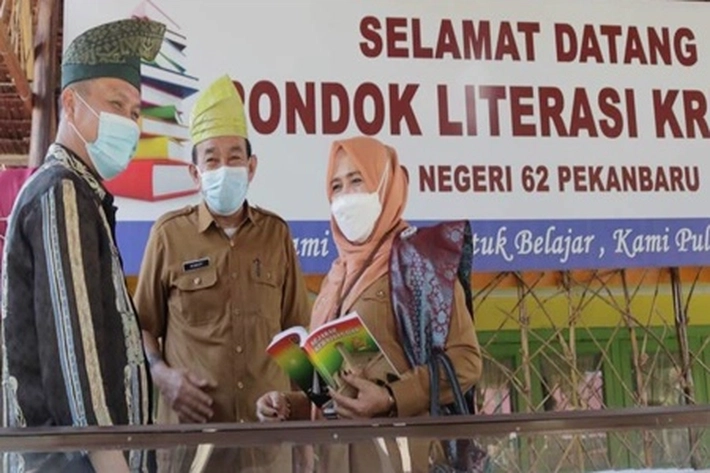 Disdik dan Dispusip Resmikan Perpustakaan Kreatif SDN 62 Pekanbaru