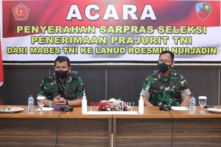 Mabes TNI Bantu Sarana dan Prasarana Untuk Seleksi Penerimaan Prajurit TNI AU