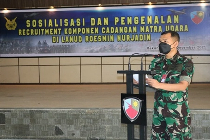 Lanud RSN Gelar Sosialisasi Recruitment Komponen Cadangan Matra Udara