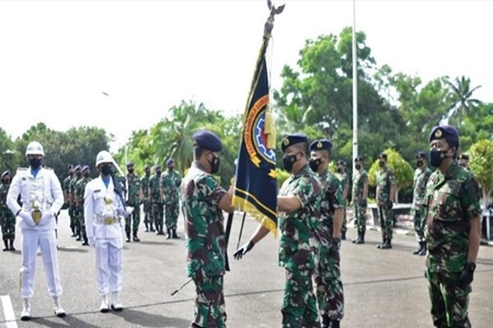 Laksamana Pertama TNI Dwika Tahja Setiawan Pimpin Sertijab di TNI AL