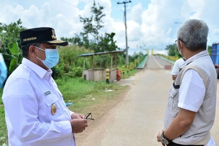 Wagub Riau Apresiasi Kinerja Proyek Pembangunan di Inhil
