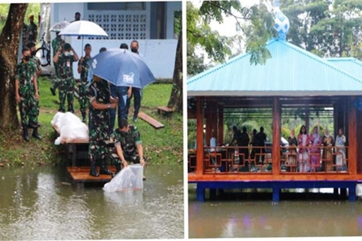 Pangkalan Angkatan Udara RSN Miliki Musolla Terapung Azroqun