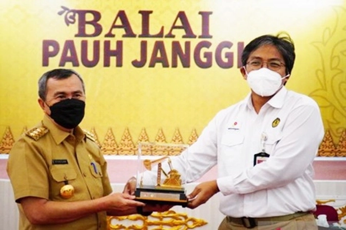 Pertemuan Silaturahmi Perwakilan SKK Migas Sumbagut, Gubri Sampaikan Soal 'Participating Interest'