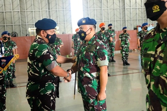  Marsekal Pertama TNI Andi Kustoro Ganti Komandan Skadron Udara 16 Wing 6 Lanud  RSN