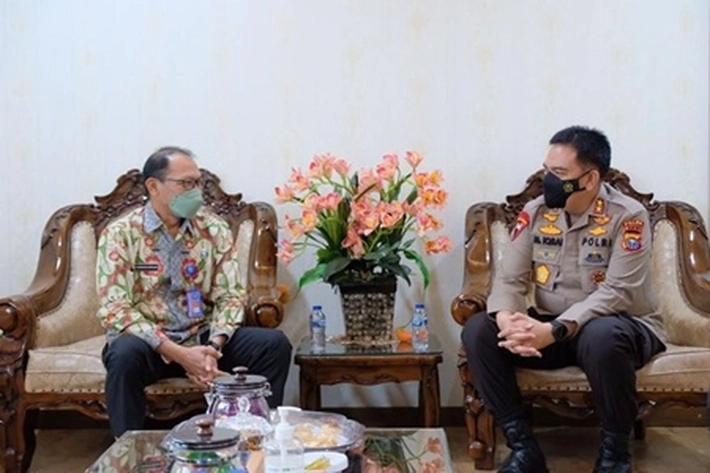 Irjen Pol Mohammad Iqbal Silaturahmi ke Kantor BNNP Riau
