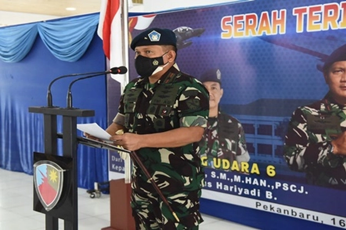 Danlanud Marsma TNI Andi Kustoro Pimpin Upacara Serah Terima 2 Jabatan Strategis di Lanud Rsn
