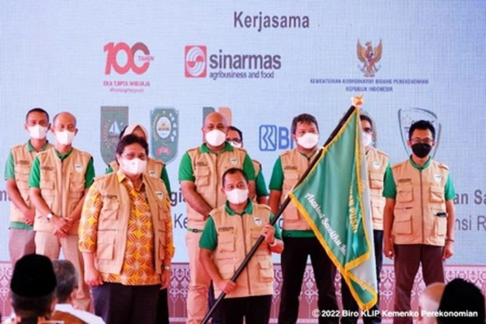 Menko Perekonomian RI Lantik Bidang Sawitku Masa Depanku