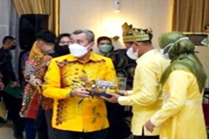 Pemprov Riau Taja Pisah Sambut Danrem 031/WB dari Brigjen TNI M Syech Ismed ke Brigjen TNI Parlindungan Hutagalung