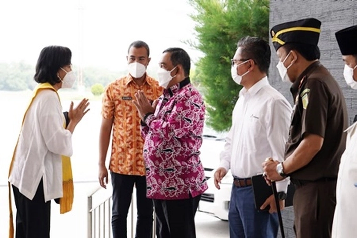 Kedatangan Menkeu ke Riau, ‘Diminta Realisasikan PI 10% untuk Dipercepat’