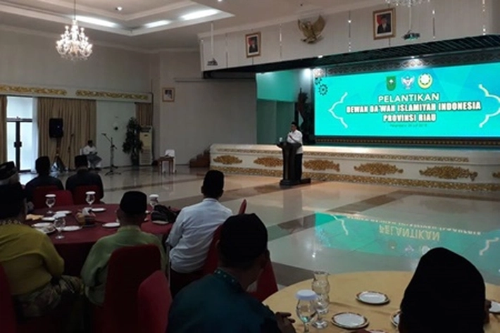 Pejabat Riau Ikuti Rapat Secara Virtual Bersama Menko Perekonomian, 'Membahas Larangan Bukber'