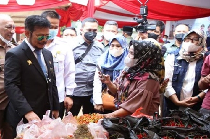 Mentan Syahrul Yasin Limpo Sebut Stok Pangan Aman Jelang Idul Fitri