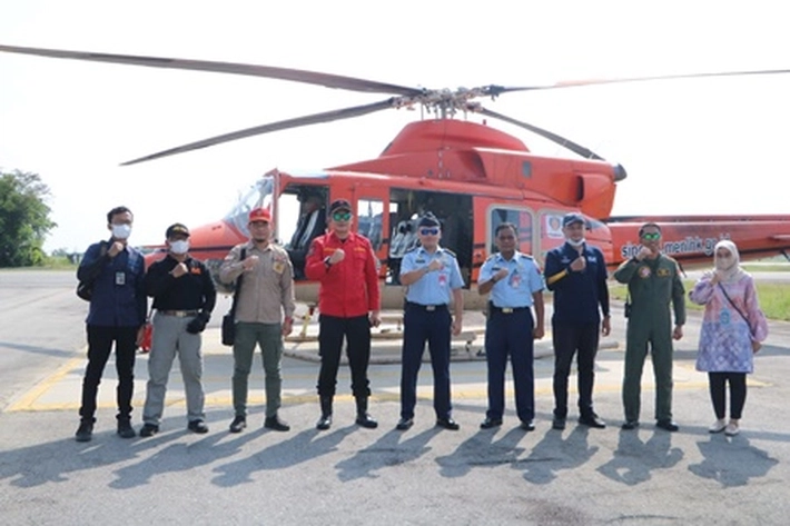 Tim Satgas Karhutla Temukan Titik Api, 'Saat Lakukan Patroli Udara Gunakan Helikopter'