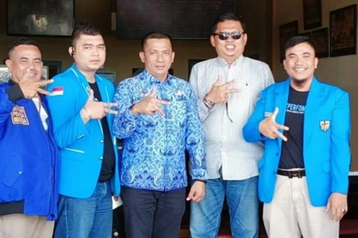 KNPI Riau Diperkuat Putera Bupati Meranti, Larshen Yunus: 'Sudah Profesional, Patriotisme dan Nasionalis'