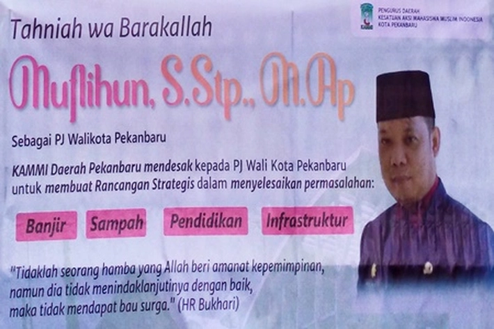Pj Wako Muflihun 'Diberondong Sejumlah Pekerjaan Rumah', Gubri: 'Banjir dan Honor RT/RW Segera Diselesaikan'