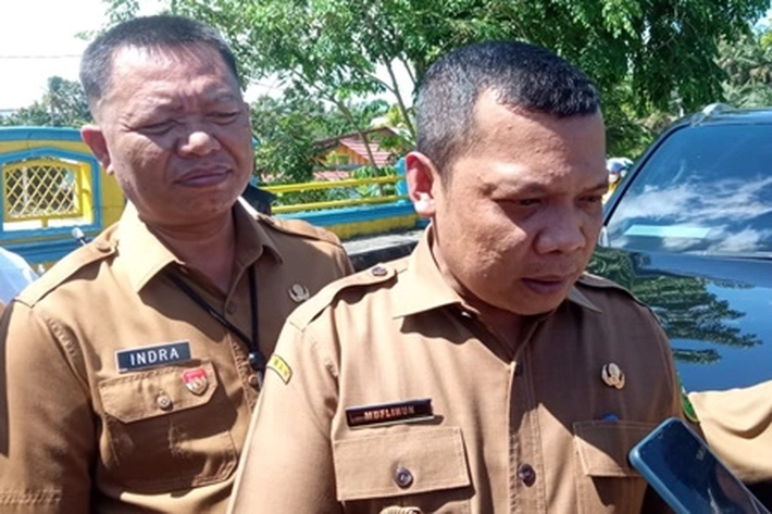 Pj Walikota Muflihun Tinjau Penyebab Banjir di Sungai Sibam