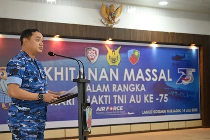 Menjelang Hari Bakti TNI AU, Lanud Rsn Gelar Khitanan Massal Gratis