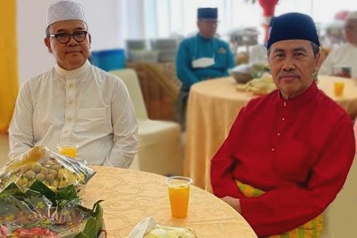 Gubernur dan Mantan Gubernur Riau Bertemu, 'Keduanya Sepertinya Terlihat Mesra'