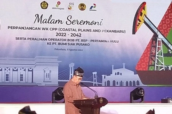 Malam Seremonial Perpanjangan WK CPP, Gubri: Pemerintah Pusat Percaya pada PT BSP